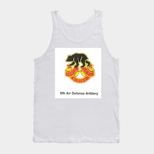 6th Air Defense Artillery (left) Tank Top